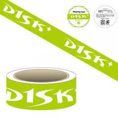D1SK+マスキングテープ(黄緑×白)